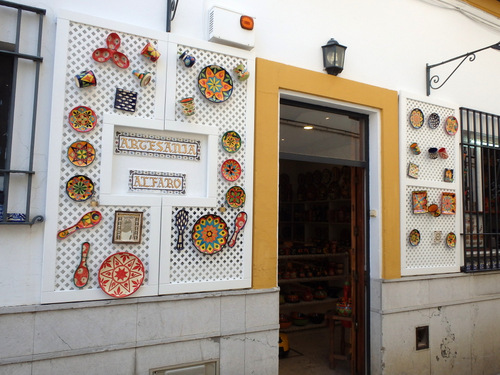 A Ceramics/Tile Shop.